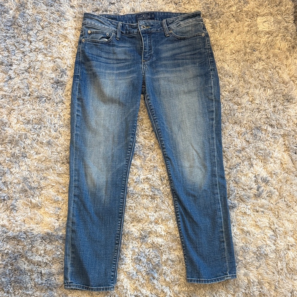 Lucky Brand Classic Denim Cropped Jeans